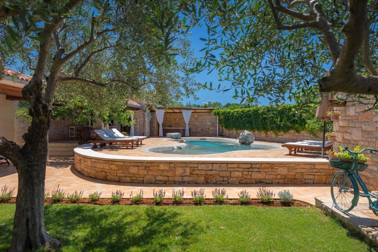 Family Villa Elizabeta With Pool In Umag Cepljani Eksteriør billede